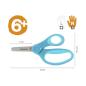 Preview: Fiskars Glitter Kinderschere 13cm blau 6+